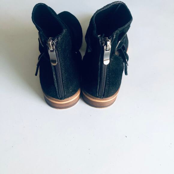 Chinese Laundry Women's 7.5 'Dandie' Suede Pointed Toe Boot Black - Picture 7 of 9